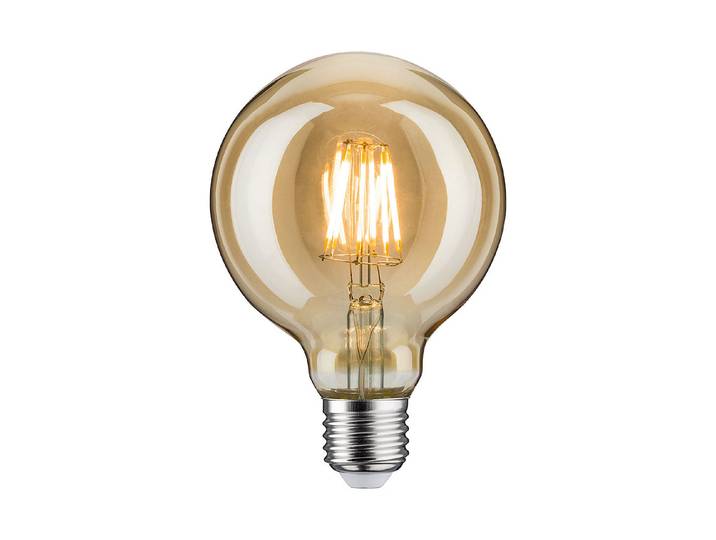 Paulmann LED Vintage-Globe Goldlicht E27 Warmweiss 6 W