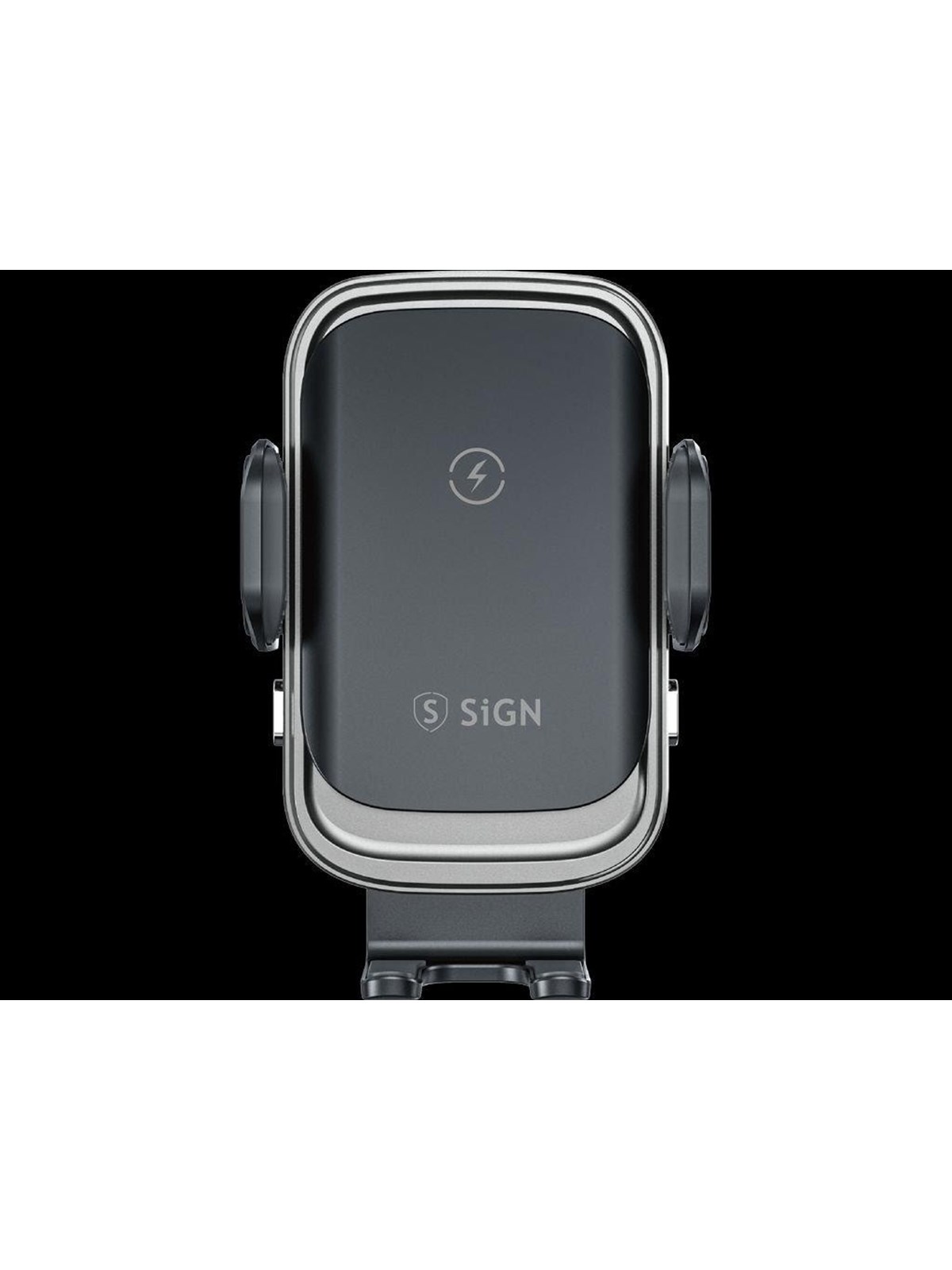 SiGN Car Mobile Holder with Wireless Charging - 15W - Black