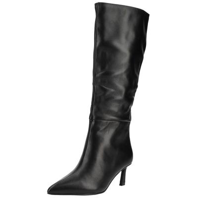 Stiefel STEVE MADDEN "STEVE MADDEN Stiefel Leder", Damen, Gr. 42, schwarz, Leder, Schuhe Stiefel