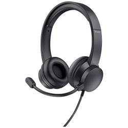 Trust Ayda On Ear Headset kabelgebunden Stereo Schwarz Headset, Lautstärkeregelung, Mikrofon-Stummschaltung Computer 25088