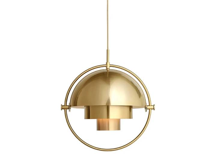 GUBI Multi-Lite Pendelleuchte Messing