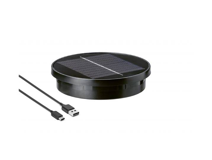 LED Gartenleuchte STT USB Ersatz rund , schwarz, Leuchten, LED Gartenleuchte