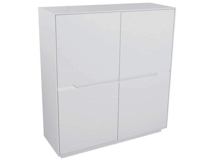 Xora Highboard, Hellgrau, 7 Fächer, 113x125x40 cm, Typenauswahl, stehend, Wohnzimmer, Kommoden & Sideboards, Highboards
