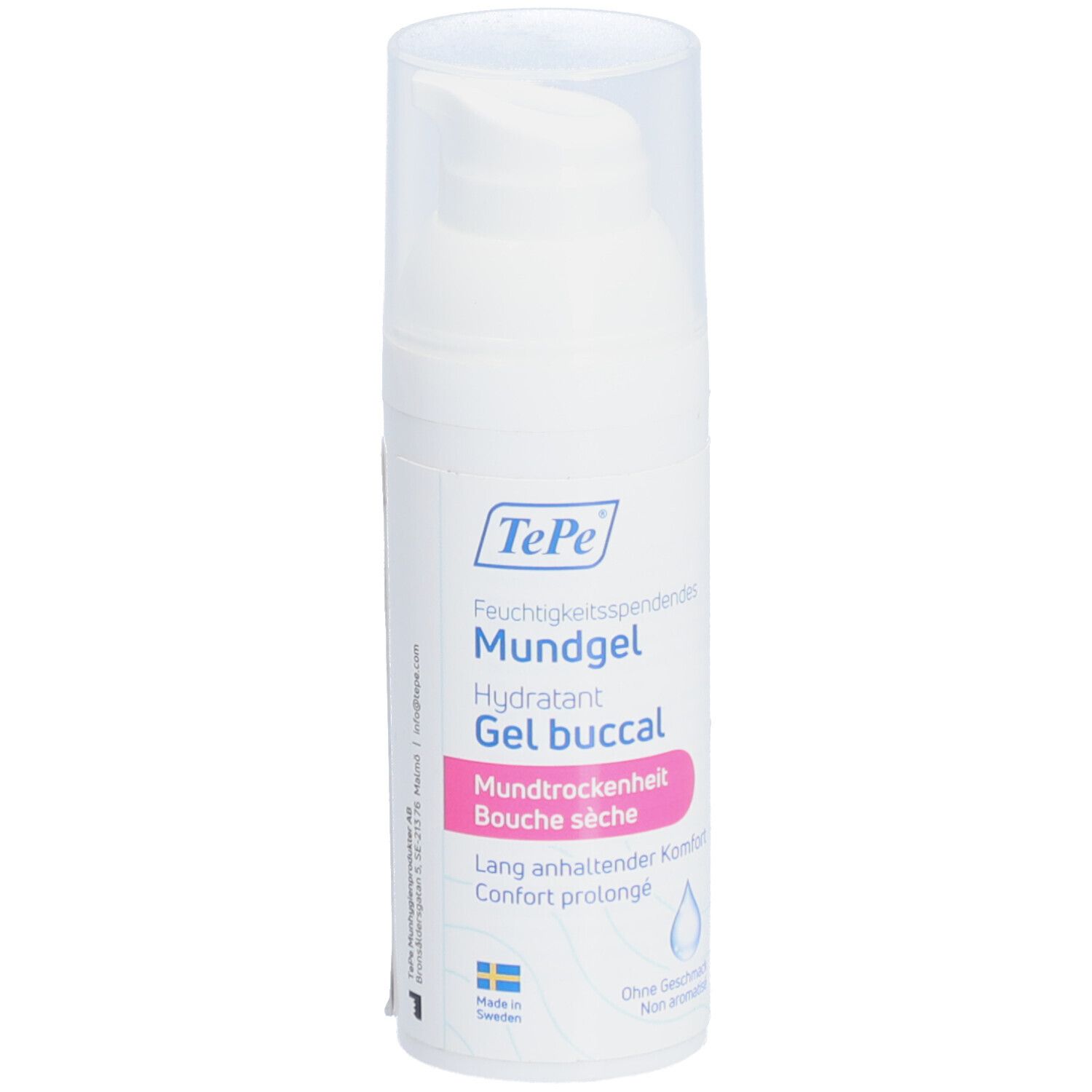 Tepe feuchtigkeitsspend.Mundgel ohne Geschmack 50 ml Gel