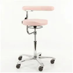 Ergonomischer Rollhocker mit Lehne Score medical
