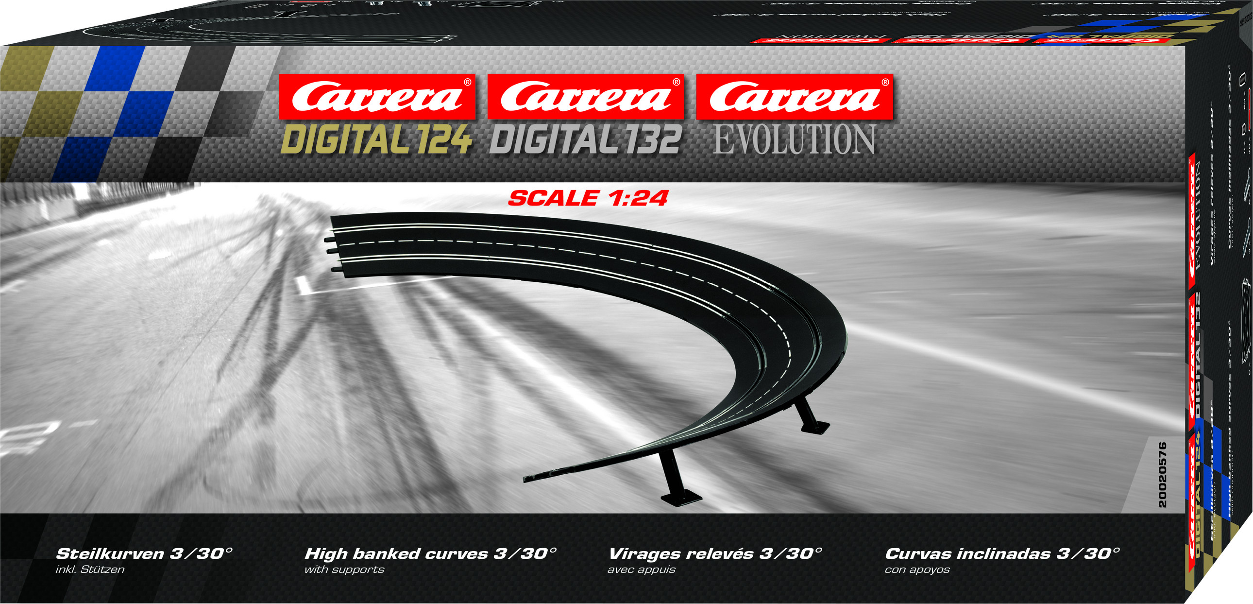 Carrera DIGITAL 132 Steilkurven 3/30° (6)