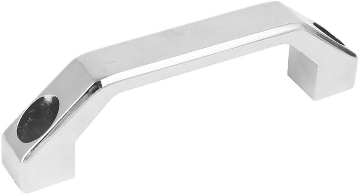 Zilverkleurige metalen trek handgreep voor kast en meubels, 118 mm lengte