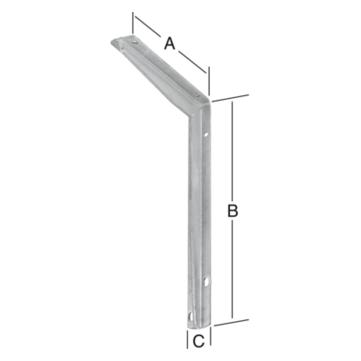 Magni T-Profil-Konsole 250 x 300 mm Nr. 156250ZF (230405)