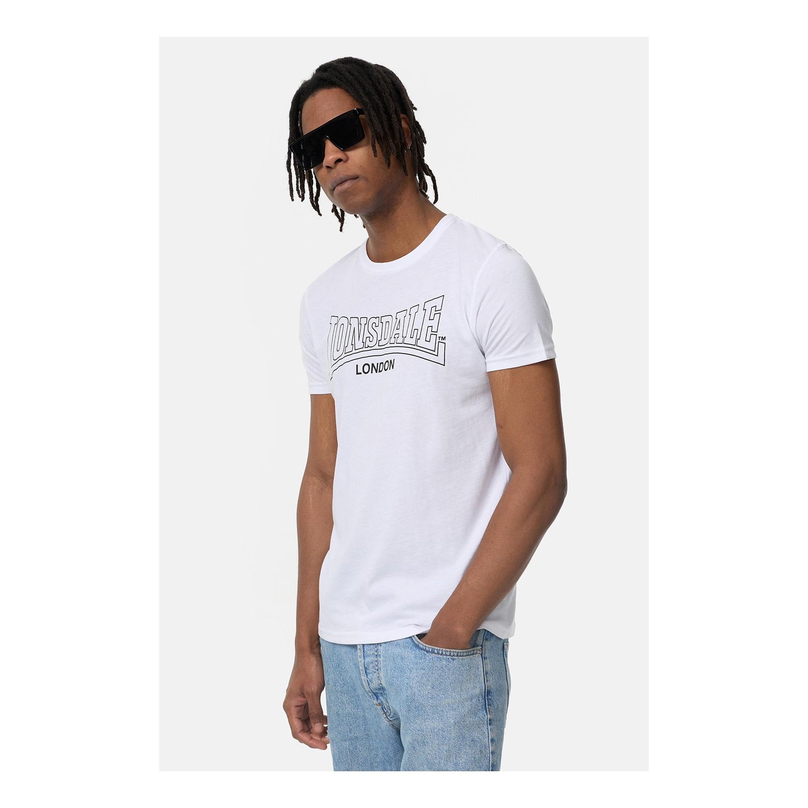 Lonsdale Herren T-Shirt normale Passform Dreierpack BEANLEY