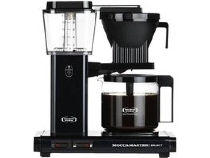 Cafetière filtre Moccamaster KBG Gamme Spéciale - Noir - Café moulu