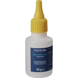 Tecwerk Sekundenkleber dickflüssig 50g farblos Flasche
