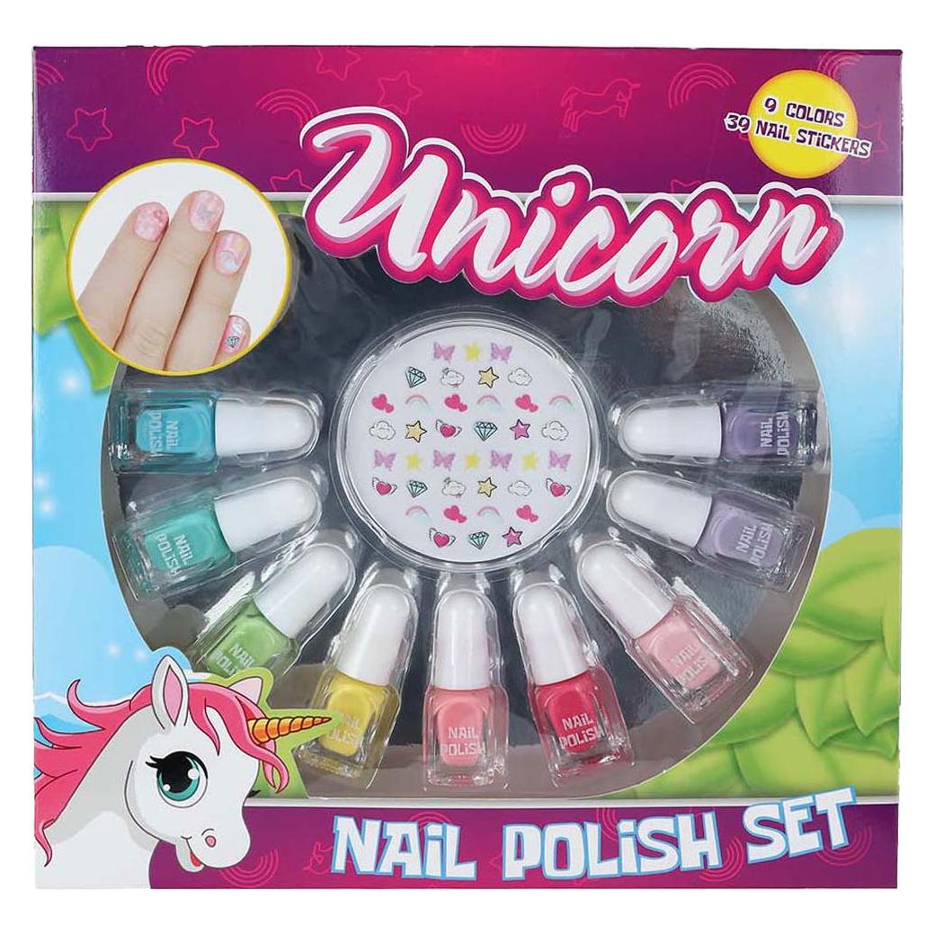 Roost Einhorn-Nagellack-Set Einhorn mit Nagelaufklebern (54258036)