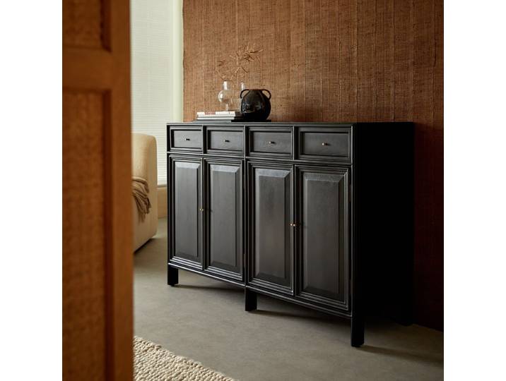 Buffet aus Mindi 120 cm Anna - Schwarz - Mindi