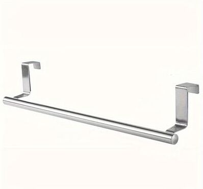 Inspire Daily Merch Stainless Steel No Drilling Door Back Towel Holder Rack Kitchen Cabinet Cloth Hanging Storage Shelf Towel Bar l