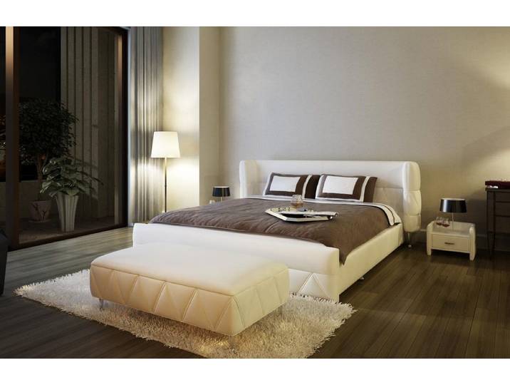 Xlmoebel Polsterbett Modernes Lederbett in luxuriösem Design für Hotels (Bettgestell, 1-tlg., Designer Bett B1310), Hergestellt in Europa