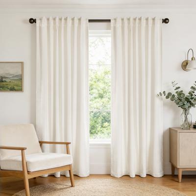 Awesome Home Velvet Room Darkening Back Tab Pair