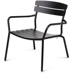 Lounge Sessel Granada Aluminium schwarz 68.2x75x69.5 cm