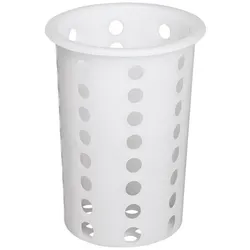 APS Besteckständer/ Besteckbehälter mit Köchern, Ø 9,7 cm, H: 13,7 cm, weiß, spülmaschinengeeignet