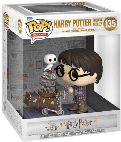 Funko Pop! Vinyl - Harry Potter - Harry Pushing Trolley Figure, 4 in, Funko