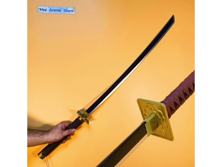 40 pouces Rimuru Tempest Katana taille réelle Katana samouraï Cosplay accessoire Ninja couteau épée Anime réincarné Slime non pointu jouet cadeau