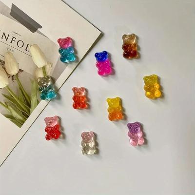 Inspired Finds 10 Piece Cute Bear Refrigerator Magnets For Whiteboards And Photos jelly Bear Set