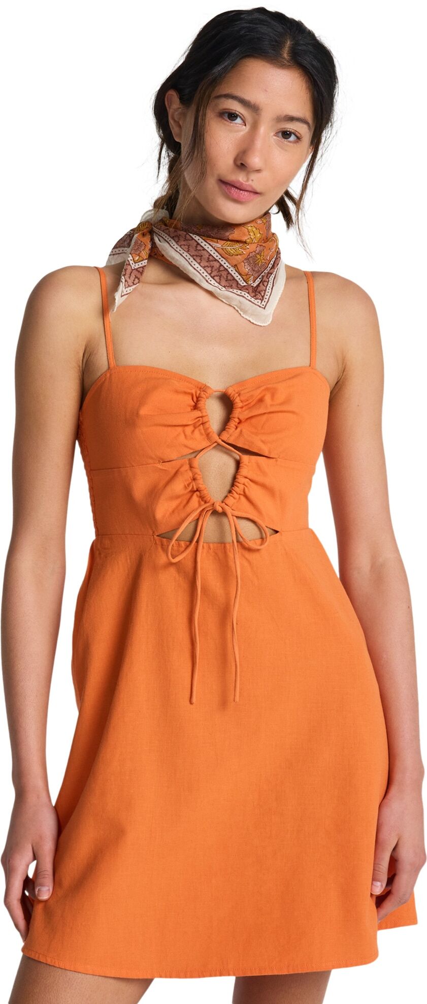 Roxy Vestido de mujer Lima Mini Billabong.  Naranja