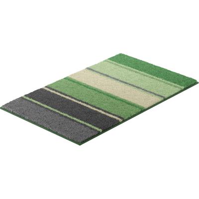 Badematte GRUND "Summertime", grün, H:20mm, Kunstfaser, Badematten, Badematte, bunte Badematte mit Streifen