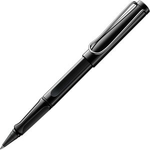 Lamy Tintenroller safari 619 black, Strichbreite 0,5mm, Schreibfarbe blau
