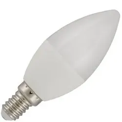 Bailey | LED-Birne | Kleine Fassung E14 | Kerzenlampe | Opal | 37mm | 6W