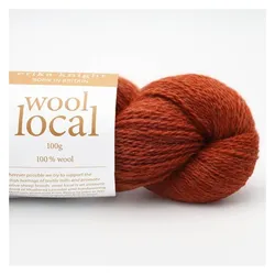 Erika Knight Wool Local, Garn + Wolle, Orange