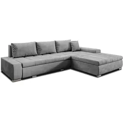 ECKSOFA L Form Tunceli Grau 297/210/85 cm – modernes Sofa fürs Wohnzimmer