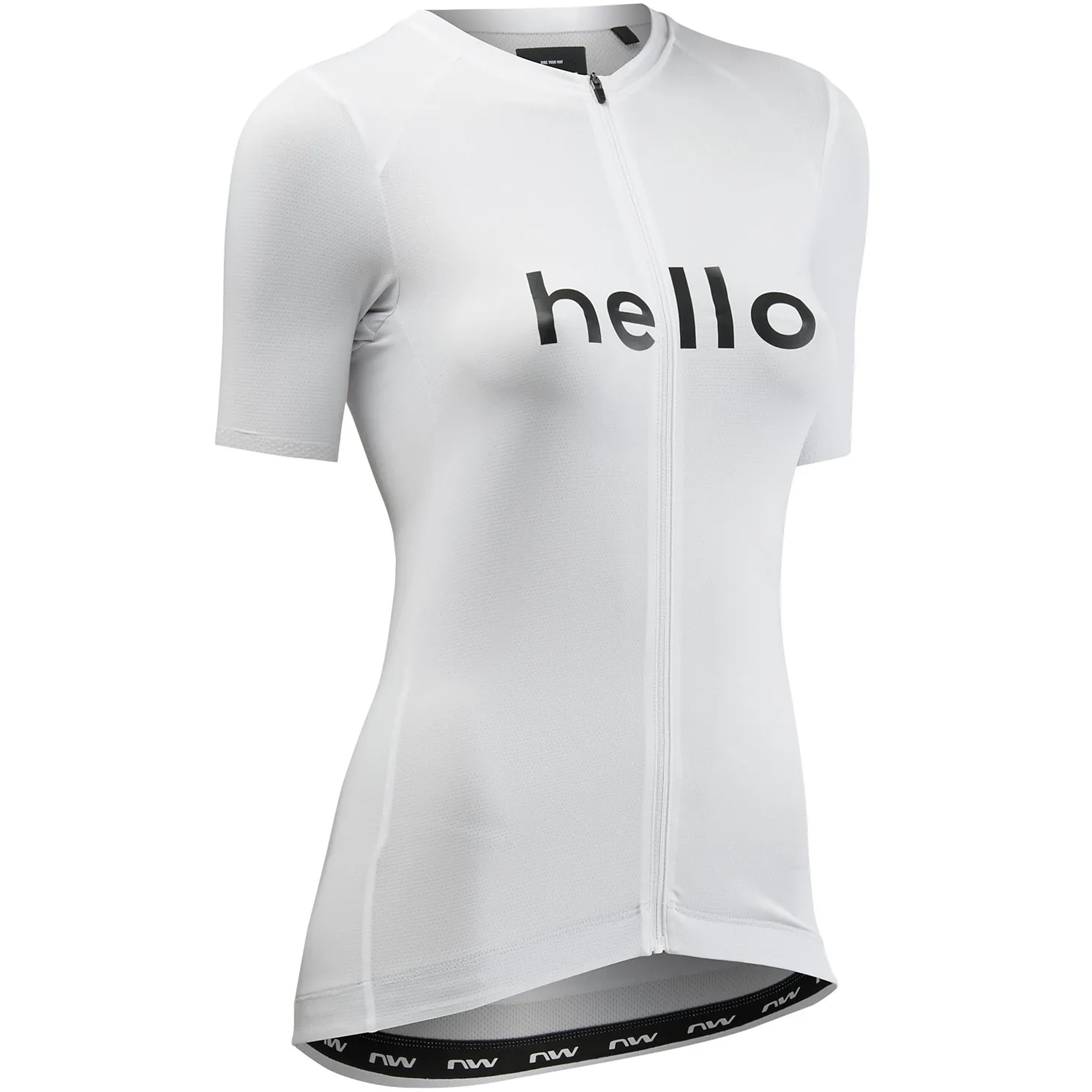 Northwave Blade Hello Goodbye Trikot Damen Radtrikots weiss Größe XS Rennrad Schnell trocknend