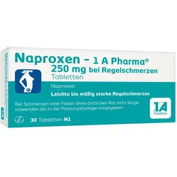 Naproxen-1A Pharma 250 mg bei Regelschmerzen