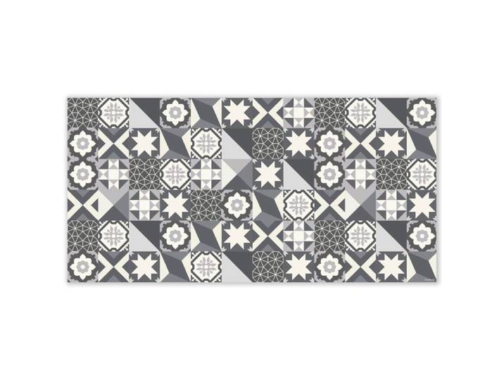 Mubusi Tapis Vinyle Porto Gris 120x240 cm - Tapis Chambre en Vinyle