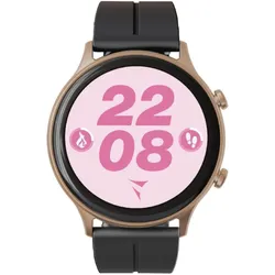 Techmade Dynamic 2 Smartwatch – Bundle mit Kopfhörern (Kabellos), Kopfhörer, Schwarz