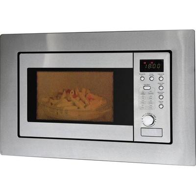 Bomann MWG 2215 EB Mikrowelle Edelstahl 800W Einbaufähig, Grillfunktion