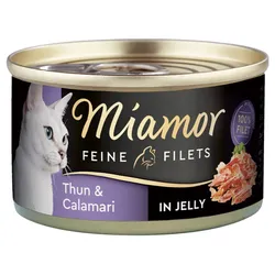 Miamor Feine Filets in Jelly Thunfisch & Calamari 24x100 g