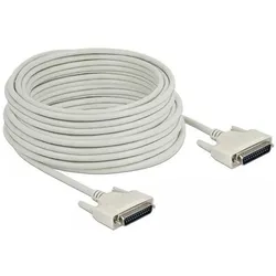 Delock Serielles Kabel D-Sub 25 Stecker zu Stecker 20 m (20 m), Schnittstellenkabel