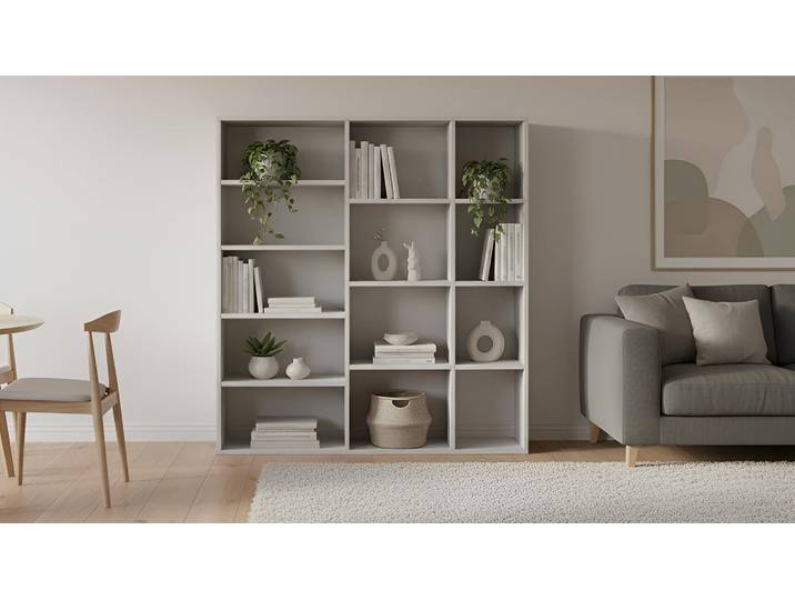 Flexibles Regalsystem von Pickawood Premium Dekore Grau