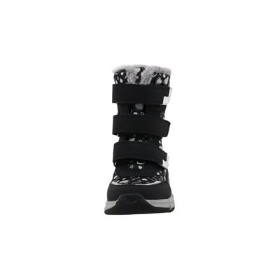 Stiefel TOM TAILOR "Tom Tailor Winter Boots", Mädchen, Gr. 33, schwarz-weiß (schwarz), Polyester, Schuhe Stiefel