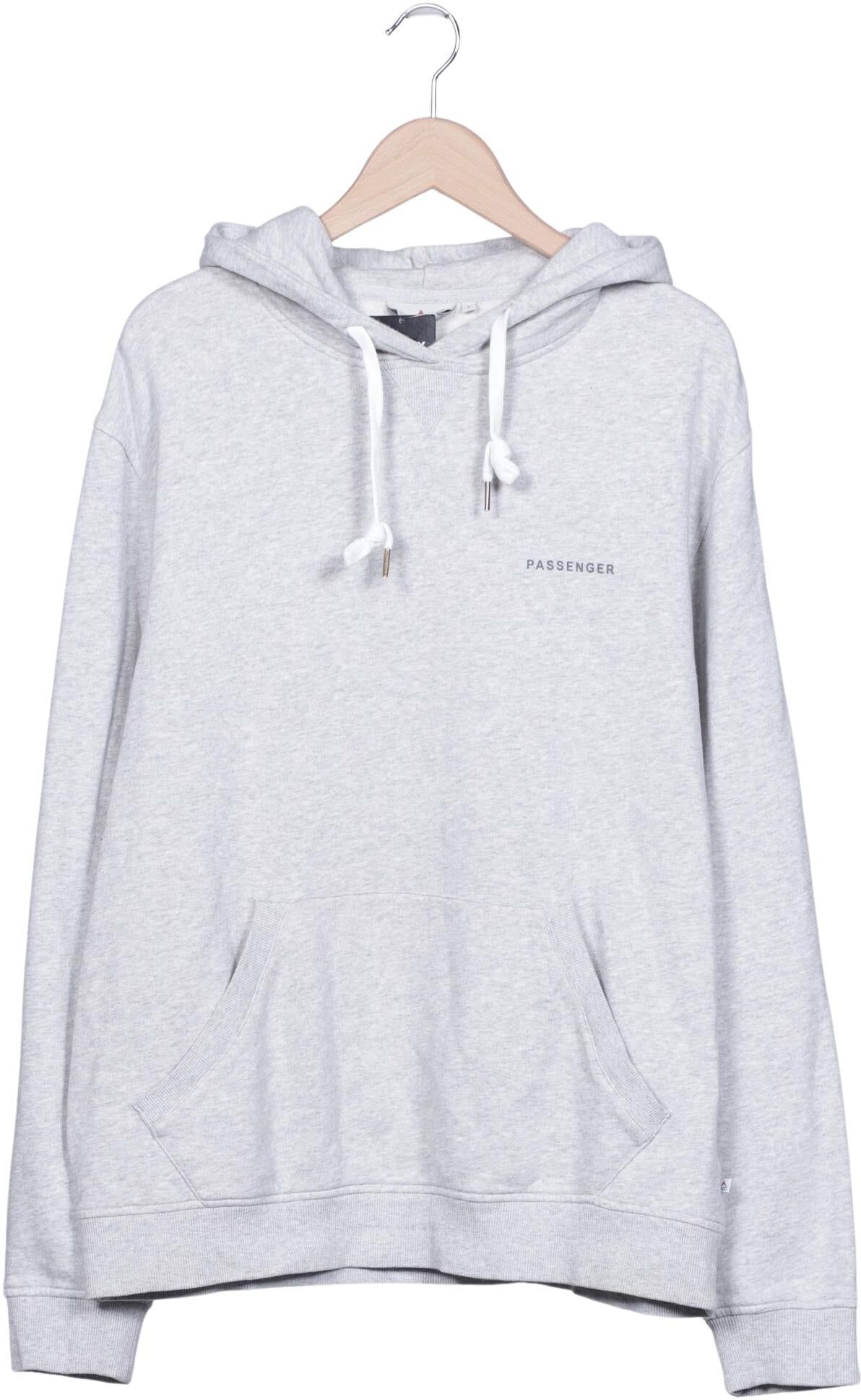 Passenger Herren Kapuzenpullover, Grau, Gr. L, Baumwolle - Second Hand
