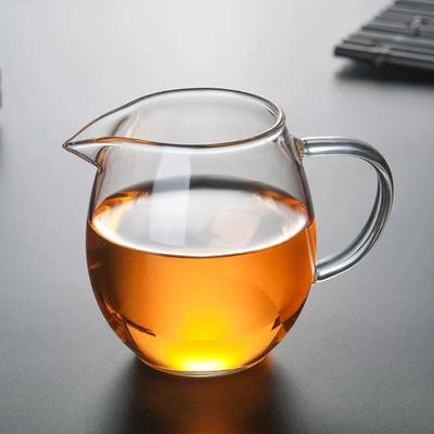 Uplift Essentials Heat Resisting Clear Glass Tea Pitcher Fair Cup 450ml
