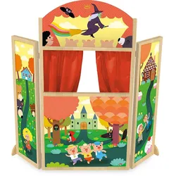 Puppentheater aus Holz - Märchen
