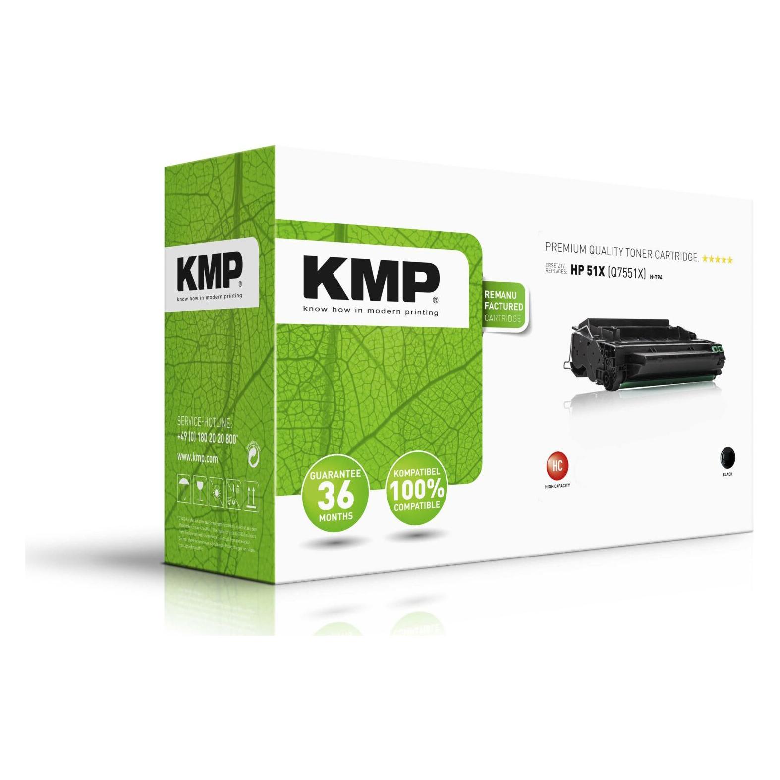 KMP Toner ersetzt HP51X (Q7551X) (BK) (1209,HC00)
