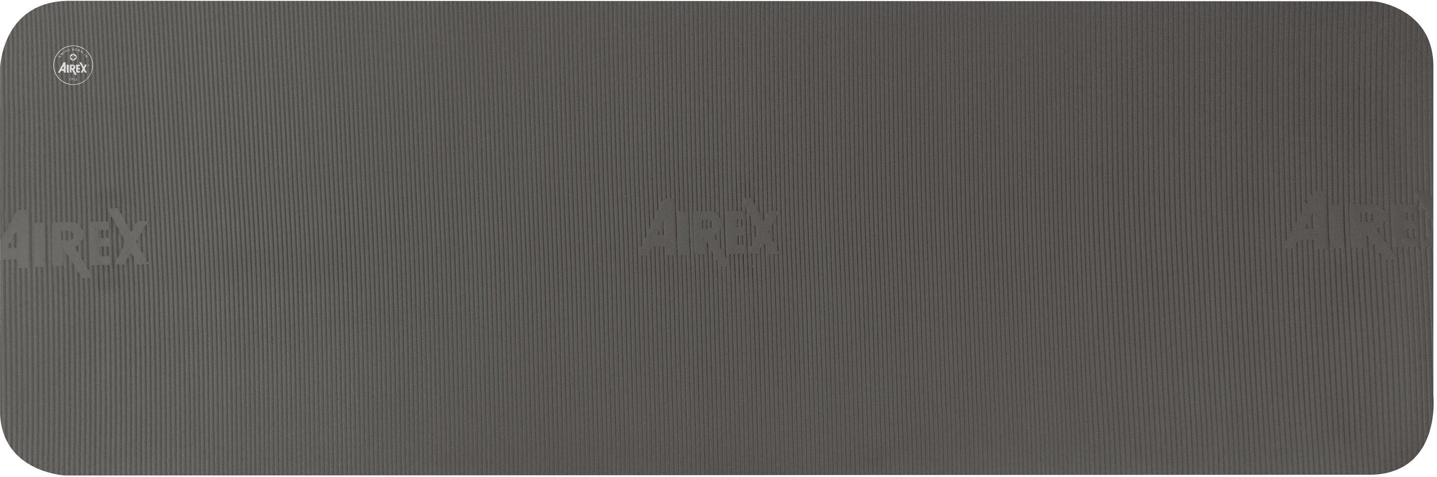Trainingsmatte AIREX "Fitline 180", grau (dunkelgrau), Sportmatten, B/H/L: 60cm x 10cm x 180cm, Trainingsmatte, B:60cm H:10cm L:180cm dunkelgrau B/H/L: 60cm x 10cm x 180cm