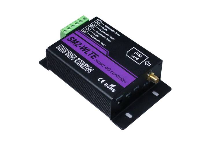 Prise intelligente SM2-WLTE 4G LTE 2CH relais contrôleur de sortie GSM SMS téléphone télécommande commutateur réseau contrôle commutateur d'alimentation à distance