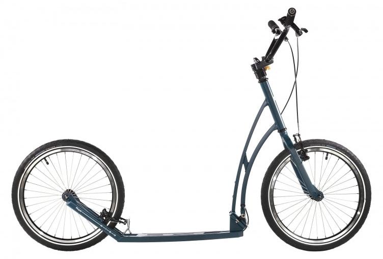 Mibo Royal Klapp-Tretroller 20/20 Zoll, 157 cm Gesamtlänge, Lenker 104-107 cm, Oceanblau