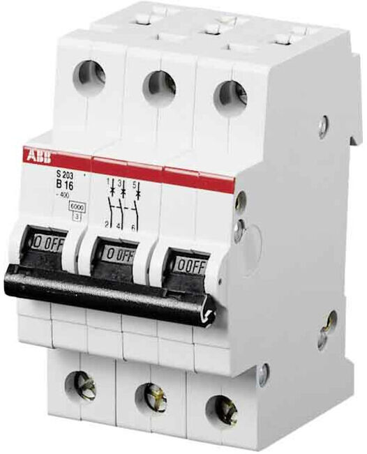 ABB Stotz S&J; Disjoncteur B, 6kA, 40A, 3P S203-B40 (2CDS253001R0405)