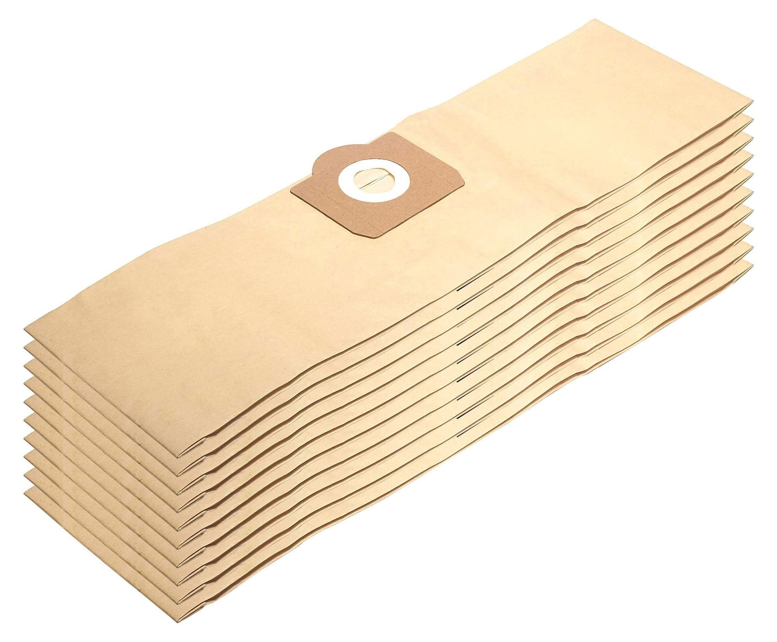 Omgoods Stofzuigerzakken 10 stuks - Papieren Filterzakken met hoge filtratie - Geschikt voor Kärcher MV1, WD3200, WD3300 en SE4001