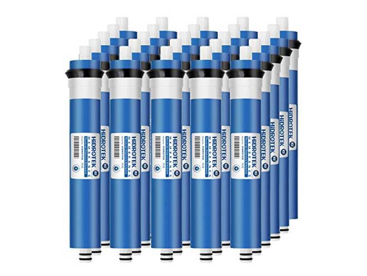 75 GPD Umkehrosmose-Membran NSF-zertifiziert, 25er-Pack Ersatzkartusche für RO-Wasserfilter, 11,75 x 1,75
